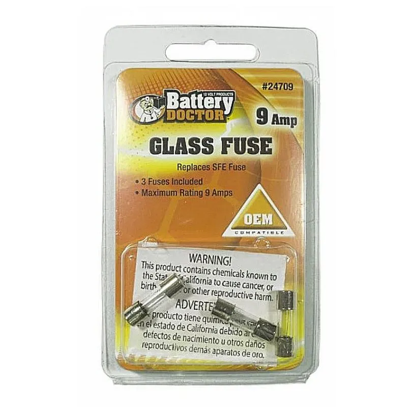 SFE GLASS FUSE - 9A-4PCS PKG